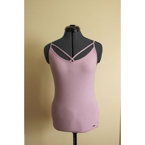 Hollister Lilac Ribbed Cami Top